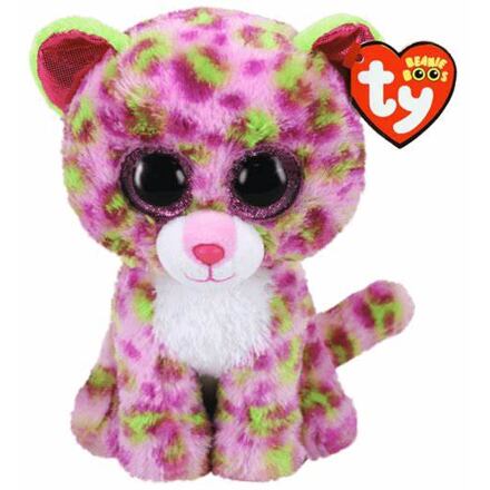 Levně TY Beanie Boos LAINEY - růžový leopard