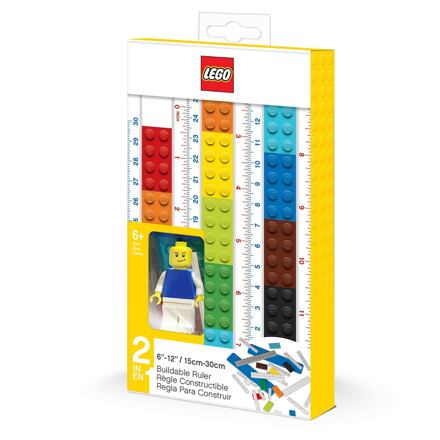 Levně LEGO Pravítko s minifigurkou, 30 cm