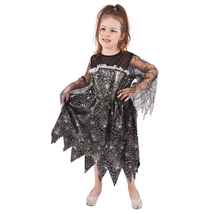 Levně Rappa Dětský kostým s pavučinou na čarodějnice/Halloween (S) e-obal