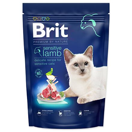 Levně BRIT Premium by Nature Cat Sensitive Lamb 800 g