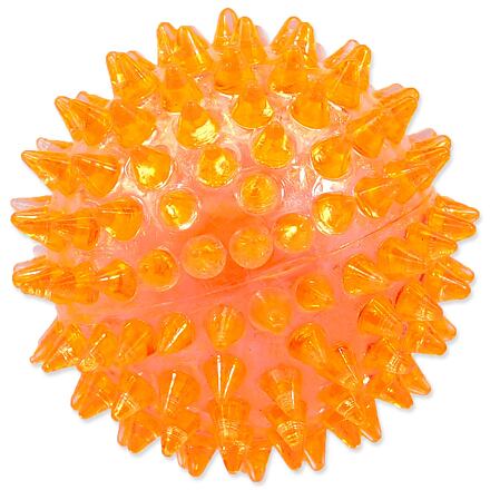 Levně Hračka DOG FANTASY míček pískací oranžový 6 cm 1 ks