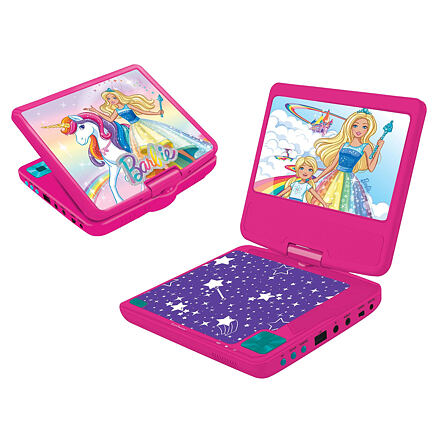Lexibook Přenosný DVD přehrávač 7" Barbie