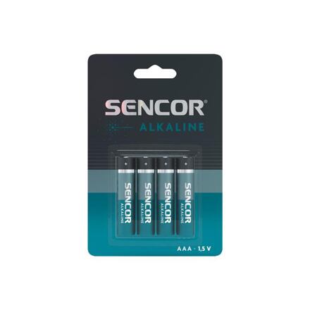 Levně Sencor baterie SBA LR03 4BP AAA Alkaline