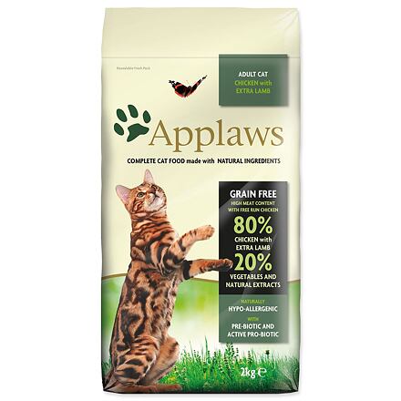 Levně APPLAWS Dry Cat Chicken with Lamb 2 kg