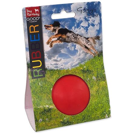Hračka DOG FANTASY míč gumový házecí červený 6 cm 1 ks