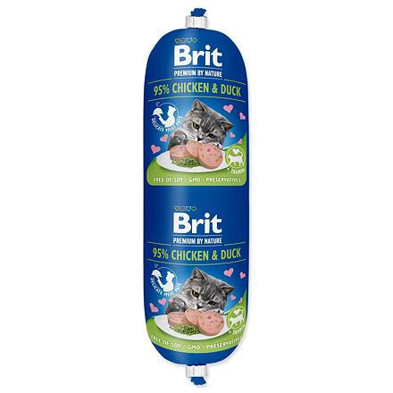 Levně BRIT Premium by Nature Sausage CAT Chicken & Duck 180 g