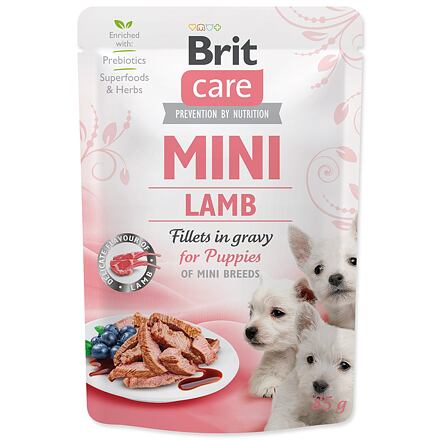 Levně Kapsička BRIT Care Mini Puppy Lamb fillets in gravy 85 g
