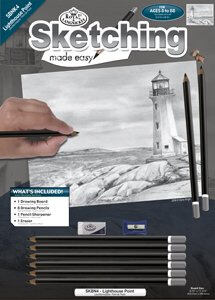 Levně SMT Malování skicovacími tužkami - Maják
