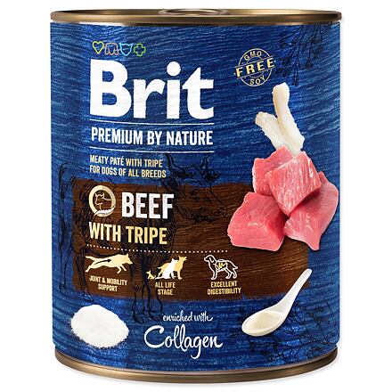 Levně BRIT Premium by Nature Beef with Tripes 800 g