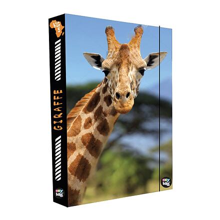 Oxybag Box na sešity A4 Jumbo Žirafa