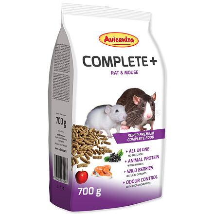 Levně Krmivo AVICENTRA COMPLETE+ pro potkany a myši 700 g