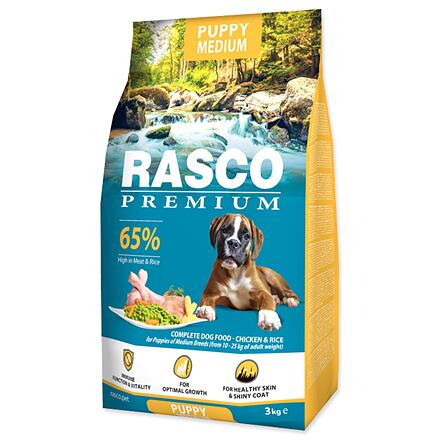 Levně Granule RASCO Premium Puppy Medium kuře s rýží 3 kg