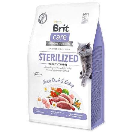 Levně BRIT Care Cat Grain-Free Sterilized Weight Control 0,4 kg
