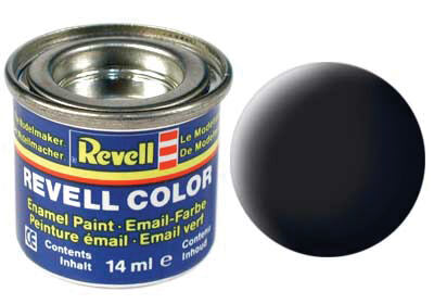 Levně Barva Revell emailová - 32108: matná černá (black mat)