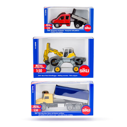 SIKU Super - set 3 stavebních strojů B, 1:50