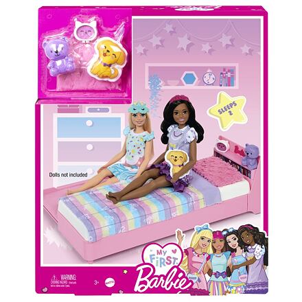 Levně Mattel Barbie MOJE PRVNÍ BARBIE POSTÝLKA HERNÍ SET