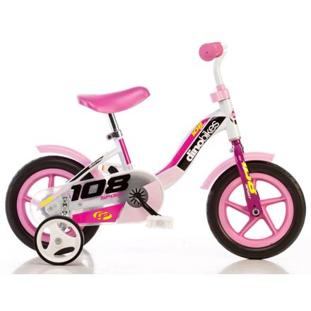 DINO Bikes - dětské kolo10" - růžové 2017