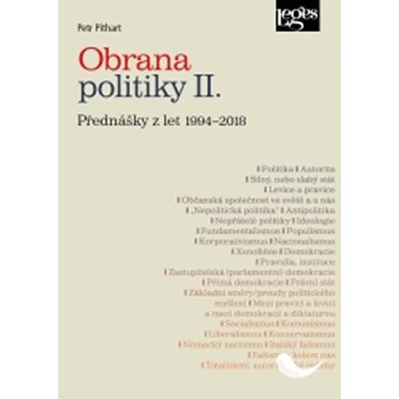 Levně Obrana politiky II. - Přednášky z let 1994-2018