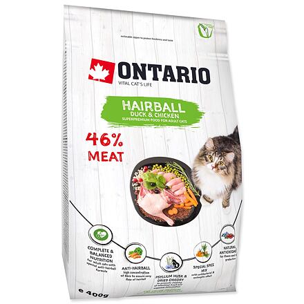 ONTARIO Cat Hairball 0,4 kg