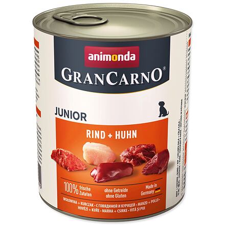 Konzerva ANIMONDA Gran Carno Junior hovězí + kuře 800 g