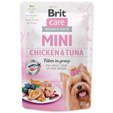 Levně Kapsička BRIT Care Mini Chicken & Tuna fillets in gravy 85 g
