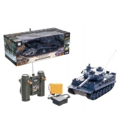 Teddies tank RC Tiger na baterie + dobíjecí pack