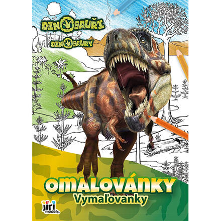 JIRI MODELS Omalovánky A4 Dino