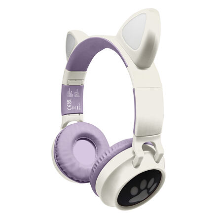 Levně Lexibook Bezdrátová Bluetooth sluchátka s kočičími oušky