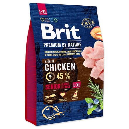 Levně BRIT Premium by Nature Senior L+XL 3 kg
