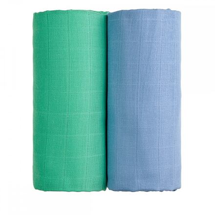 Levně T-TOMI Látkové TETRA osušky, blue + green / modrá + zelená