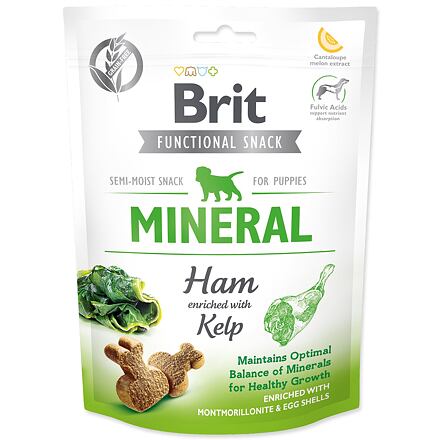 Levně BRIT Care Dog Functional Snack Mineral Ham for Puppies 150 g