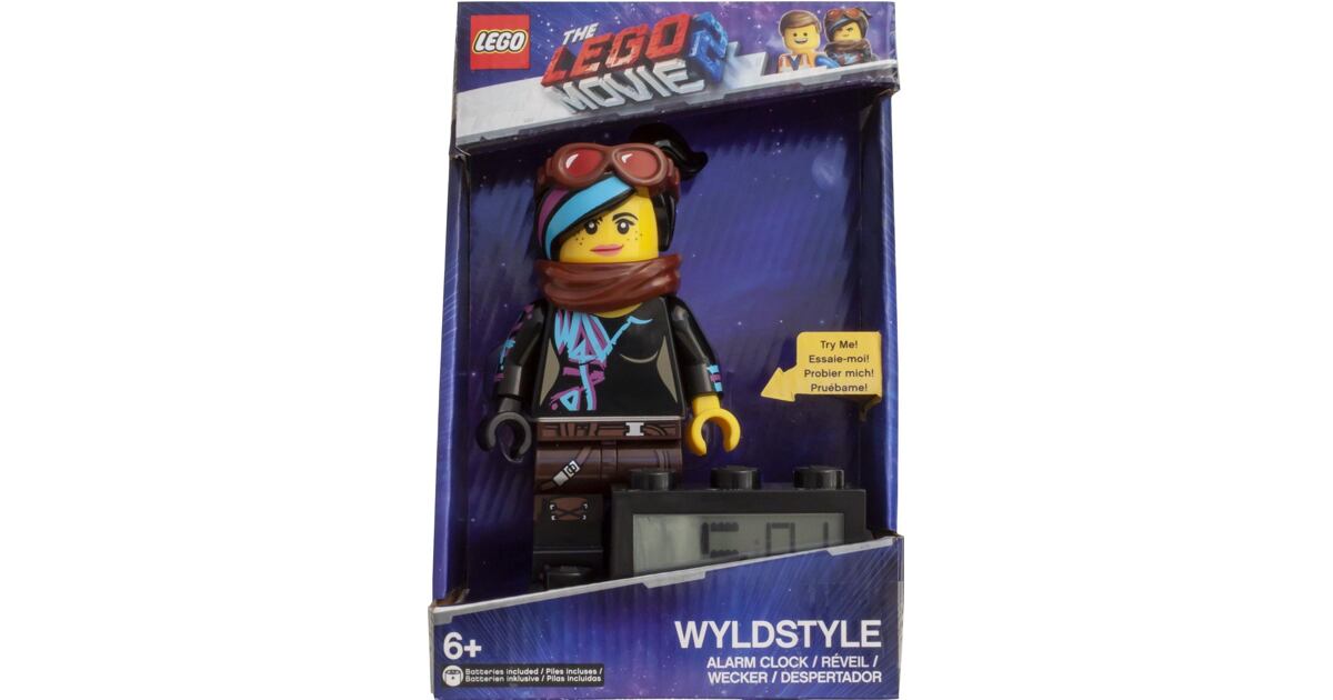 LEGO MOVIE 2 Wyldstyle hodiny s budíkem - Pompo.cz - Hračky online
