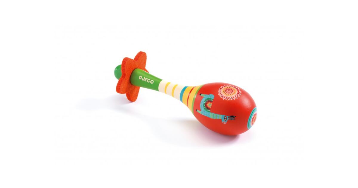 DJECO Hudební palička Maracas Pompo.cz Hračky online