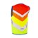 WOWOW- dětská rexlexní vesta - Rainbow Jacket Red Combo S