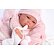 LORens 73860 NEW BORN HOLČIČKA - realistická bábika bábätko s celovinylovým telom - 40 cm