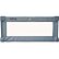 ASALVO Zábrana k posteli 90 cm grey