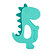 Canpol babies Silikonové kousátko DINOSAURUS 