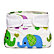 T-TOMI Ortopedické abdukčné nohavičky - suchý zips, green elephants