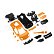 Junior Kit auto 00832 - Pull Back Racing Car (oranžové)