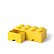LEGO úložný box 8 s šuplíky - žlutá