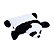 MAC TOYS Vankúšik plyšové zvieratko - panda