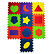COSING EVA Puzzle podložka - Tvary 32x32x1 cm (10 ks)