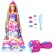 MATTEL BARBIE  PRINCEZNA S BAREVNÝMI VLASY HERNÍ SET