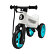 TEDDIES Odrážadlo FUNNY WHEELS Rider SuperSport biele/tyrkys 2v1+popruh,výš.sedla28/30cm, v sáčku