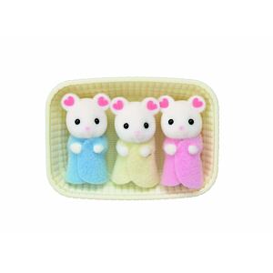 SYLVANIAN FAMILY Baby Marshmallow myšky trojčata