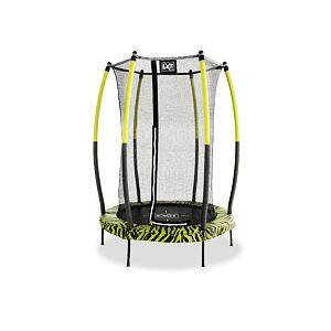 EXIT TOYS Juniorská trampolína EXIT Tiggy s pojistkou ø140cm - černá / zelená