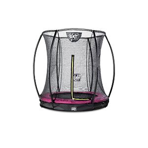 EXIT TOYS Silhouette pozemní trampolína ø183cm s ochrannou sítí - růžová