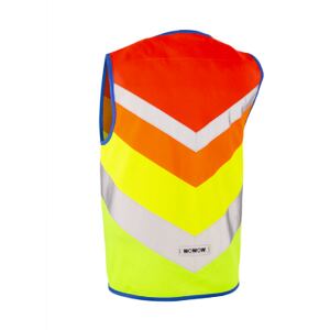 WOWOW- dětská rexlexní vesta - Rainbow Jacket Red Combo S