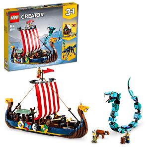 LEGO® Creator 3 v 1 31132 Vikinská loď a morský had
