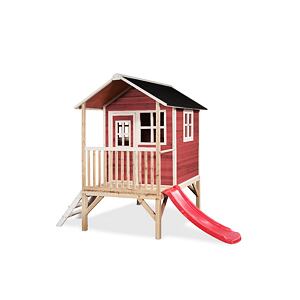EXIT TOYS Zahradní cedrový domeček Exit Loft 300 červený